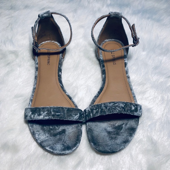 Call It Spring Shoes - Call it Spring, Light Grey Mateare Flat Sandal